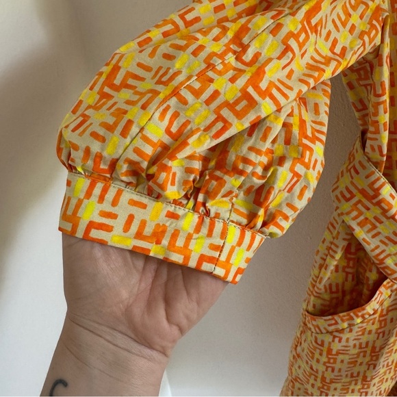 LHD Casitas Mini Dress Yellow Abstract 8 - Picture 3 of 14